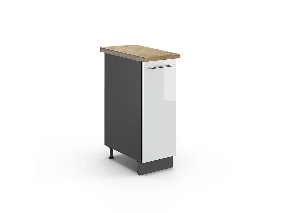 Apotheekkast wit hoogglans 30x60x82 fame-line
