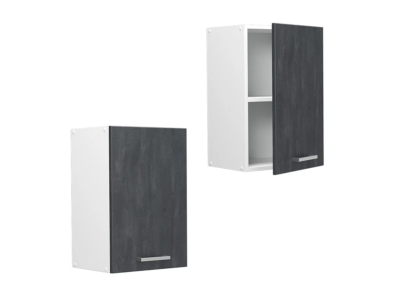 Armario colgante hormigón negro 40x31x60 r-line