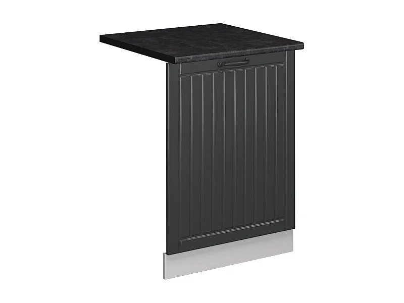 Façade de lave-vaisselle anthracite campagne 60x1.6x81.8 fame-line