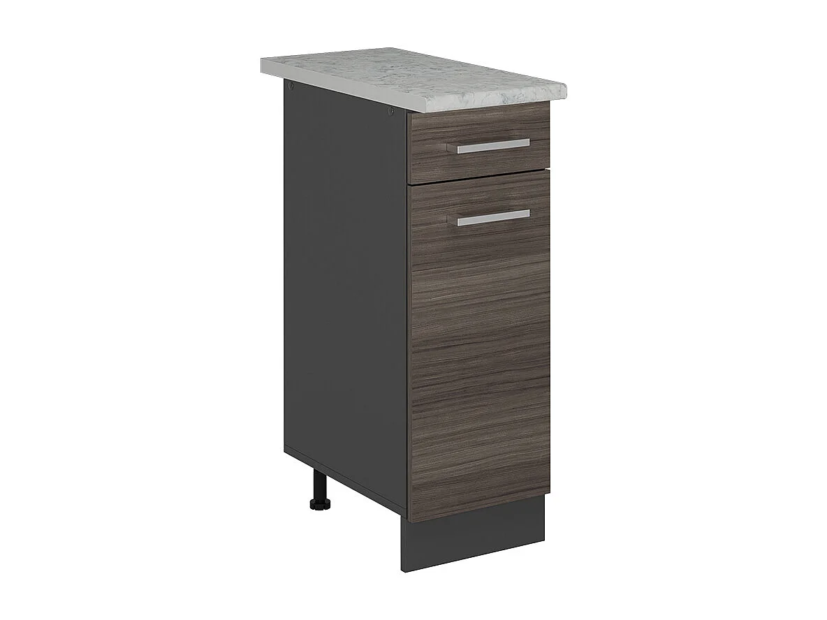 Küchenunterschrank edelgrau 30x60x81.6 r-line