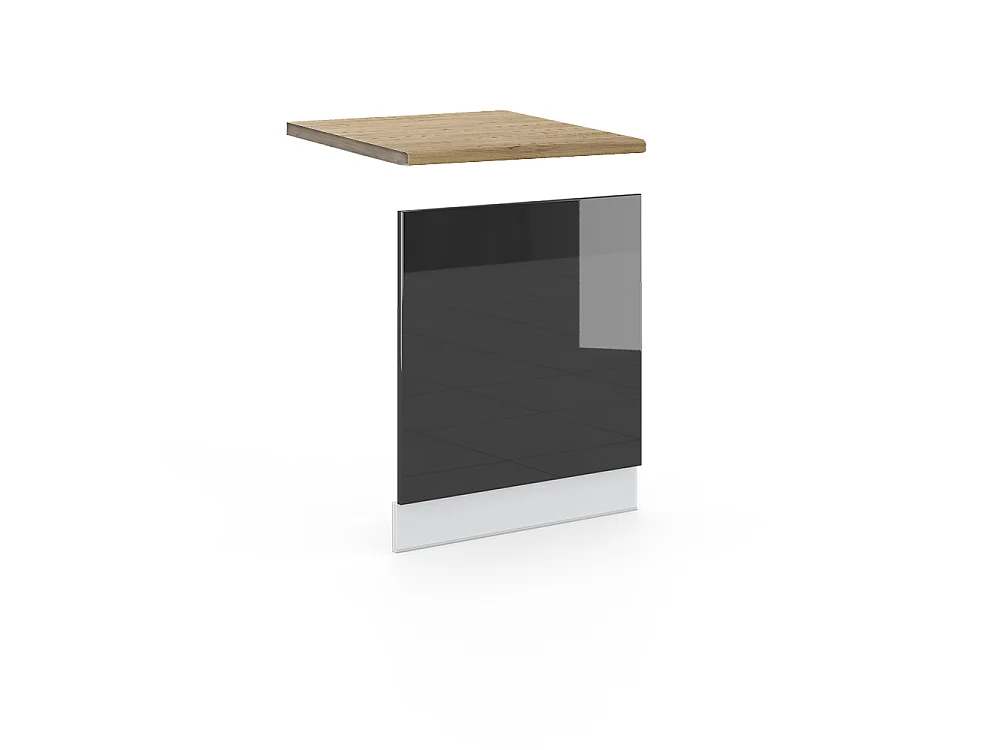 Frontblende anthrazit hochglanz 60x1.6x67.4 fame-line
