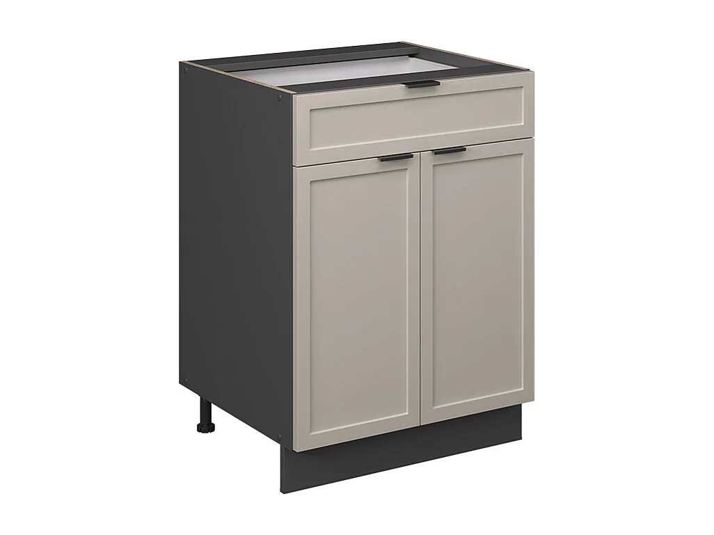 Meuble cuisine grisbeige 60x51.6x82 fame-line