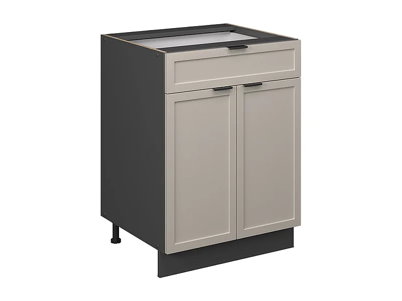 Meuble cuisine grisbeige 60x51.6x82 fame-line