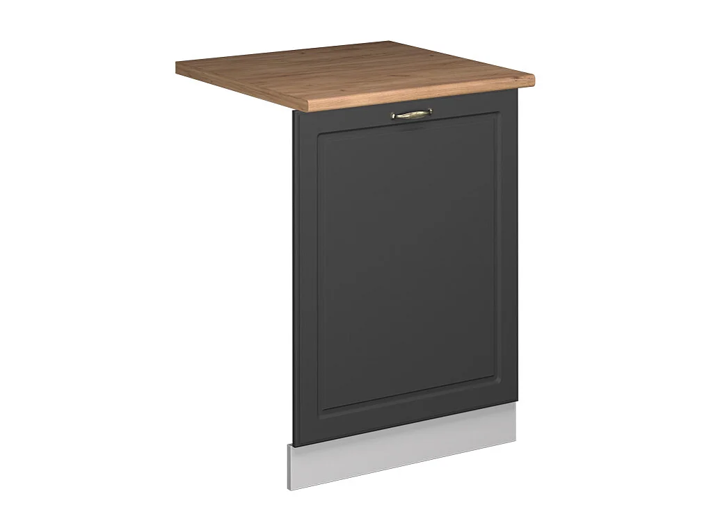 Façade de lave-vaisselle anthracite-or 60x1.6x81.8 fame-line