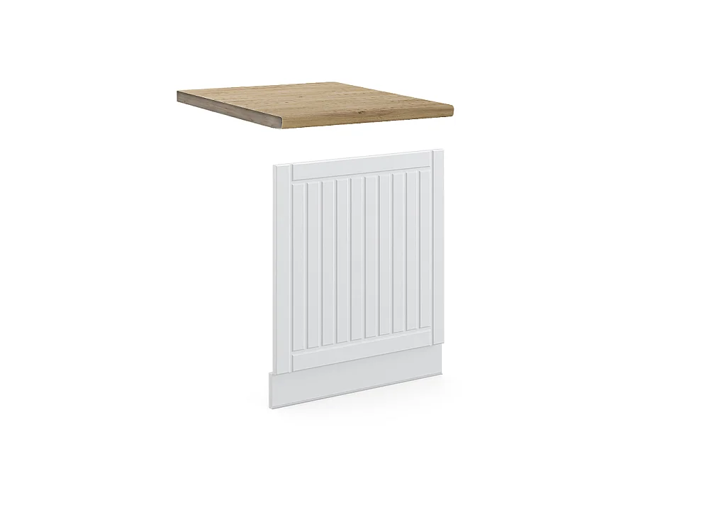 Panel frontal blanco casa de campo 60x1.6x67.4 fame-line