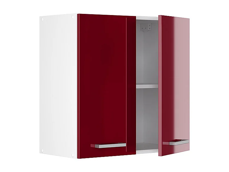 Elément haut de cuisine rouge brillant 60x31x60 r-line