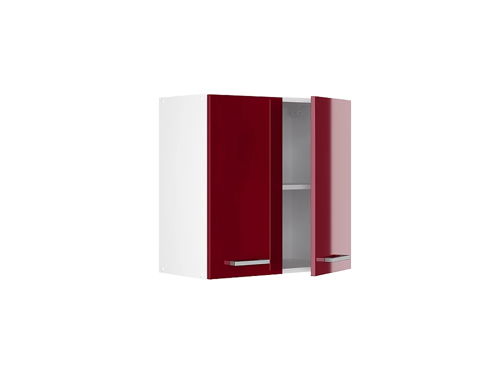 Elément haut de cuisine rouge brillant 60x31x60 r-line