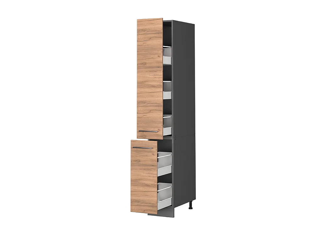 Apotekerskab gold power oak 30x58x206.8 fame-line