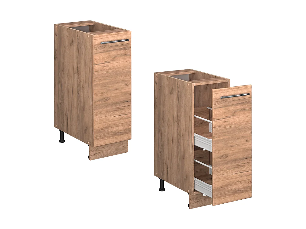 Pharmacy cabinet gold power oak 30x51.6x82 fame-line