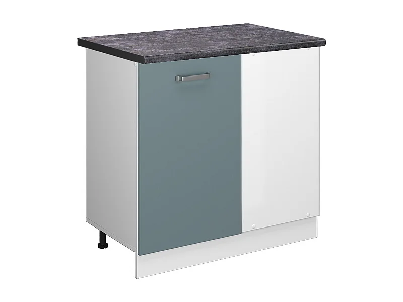 Armario de esquina gris azulado 86x60x81.6 r-line