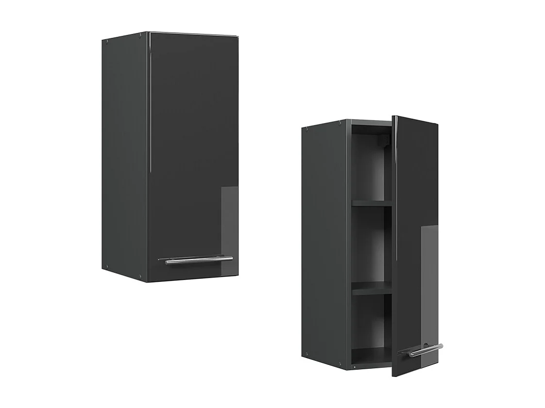 Armario colgante antracita alto brillo 30x34.1x72 fame-line