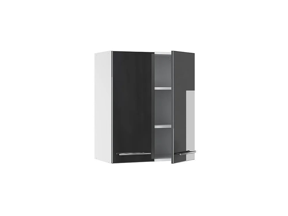 Wall cabinet anthracite high gloss 60x34.1x72 fame-line
