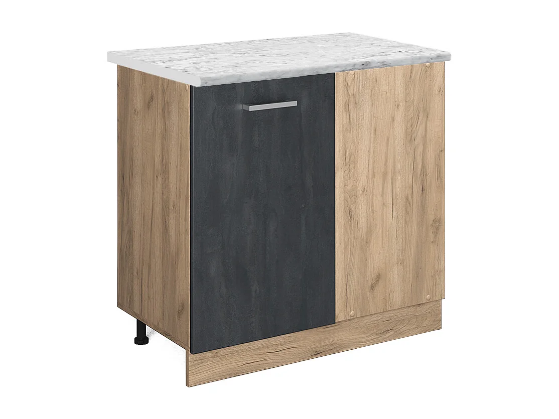 Meuble dangle béton noir 86x60x81.6 r-line