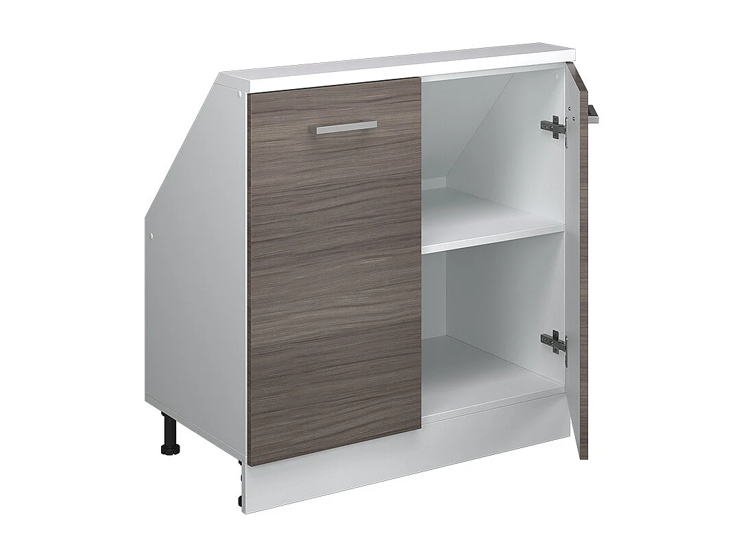 Armario de cocina para techo inclinado gris noble 80x46x81.6 r-line