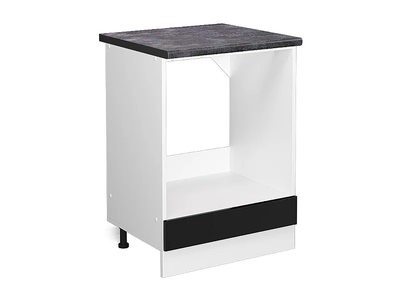 Armario para horno empotrado negro brillo intenso 60x60x81.6 r-line