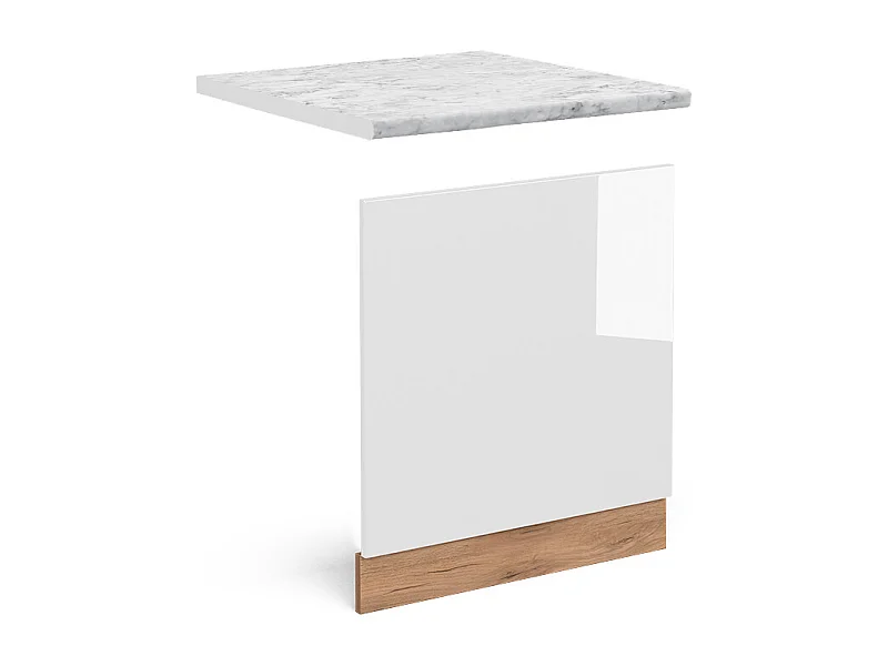 Panel frontal blanco alto brillo 60x1.6x57.2 r-line