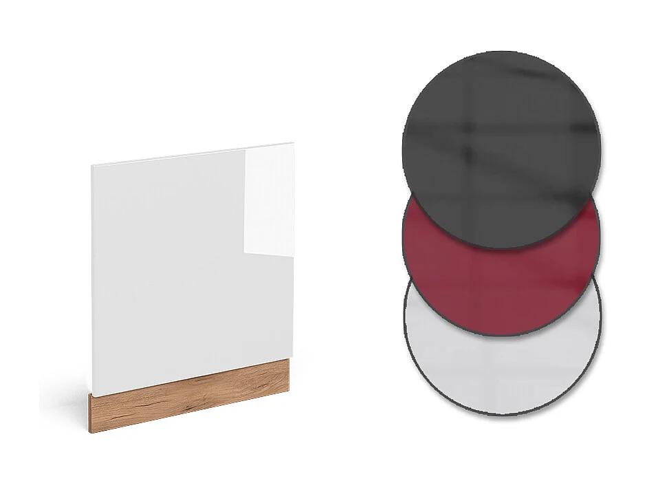 Façade blanc haute brillance 60x1.6x57.2 r-line