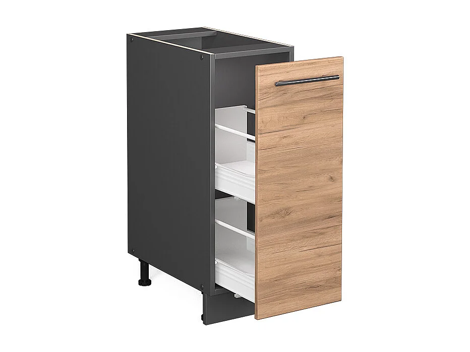 Armario de farmacia roble dorado 30x51.6x82 fame-line