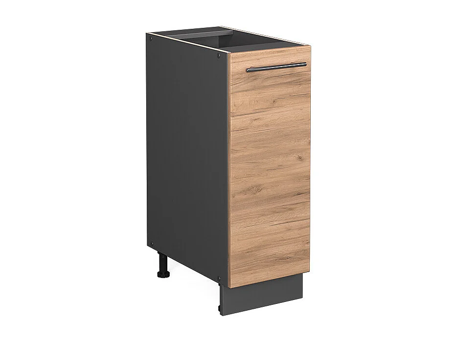 Meuble de cuisine chêne de force doré 30x51.6x82 fame-line