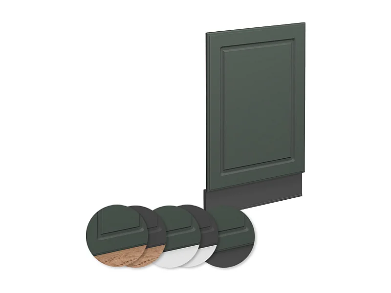 Panel frontal verde dorado casa de campo 45x1.6x67.4 fame-line