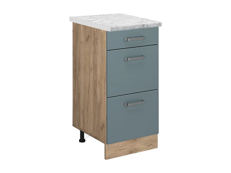 Mueble bajo de cocina gris azulado 40x60x81.6 r-line