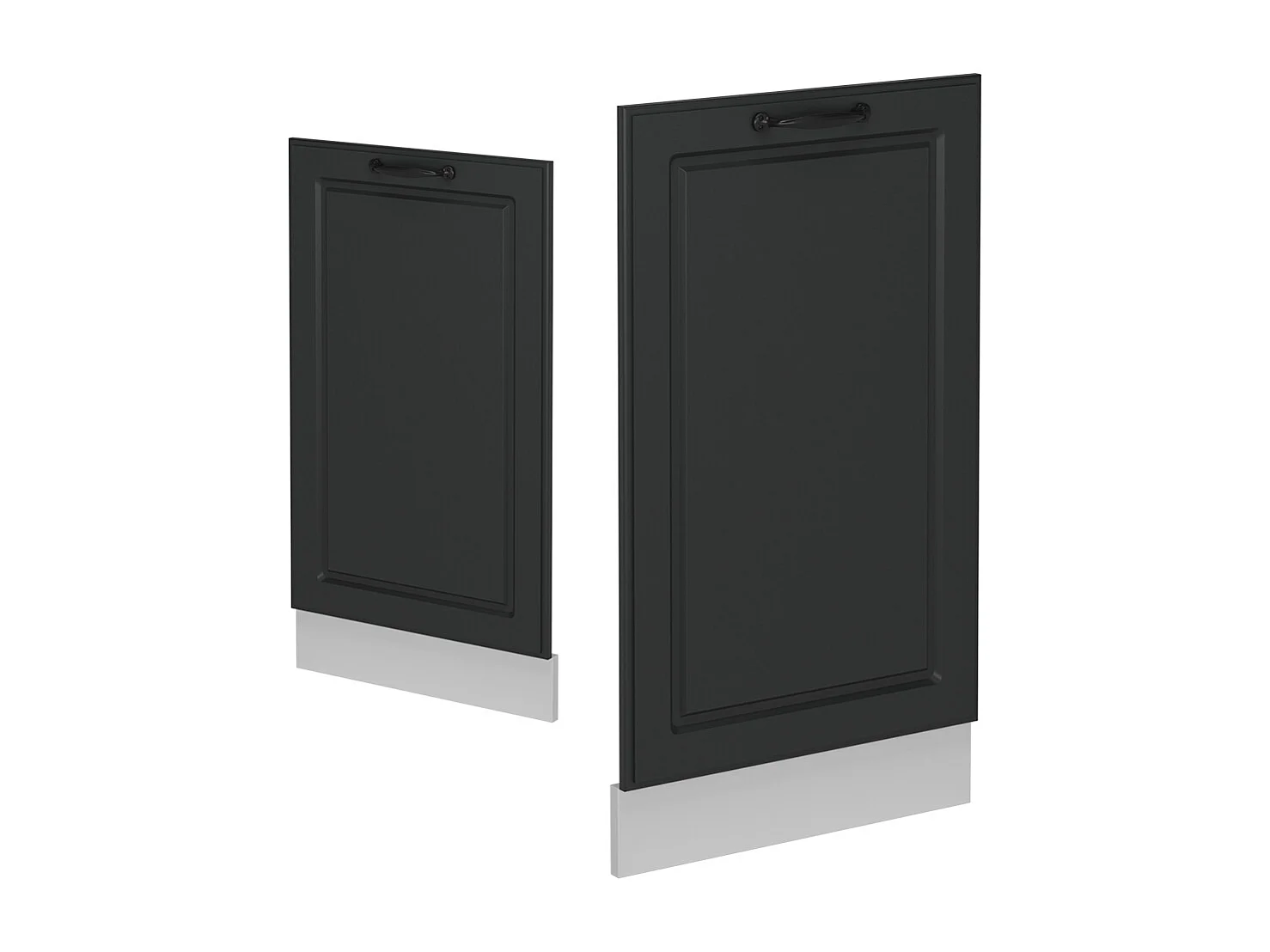 Façade de lave-vaisselle anthracite campagne 45x1.6x81.8 r-line