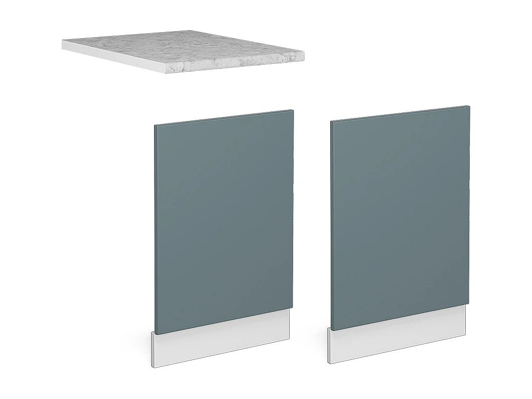 Façade bleu-gris 45x1.6x57.2 r-line