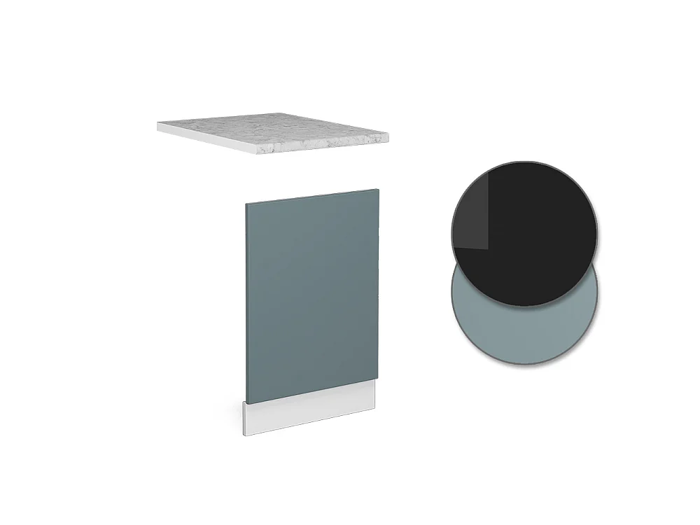 Front panel blue-grey 45x1.6x57.2 r-line