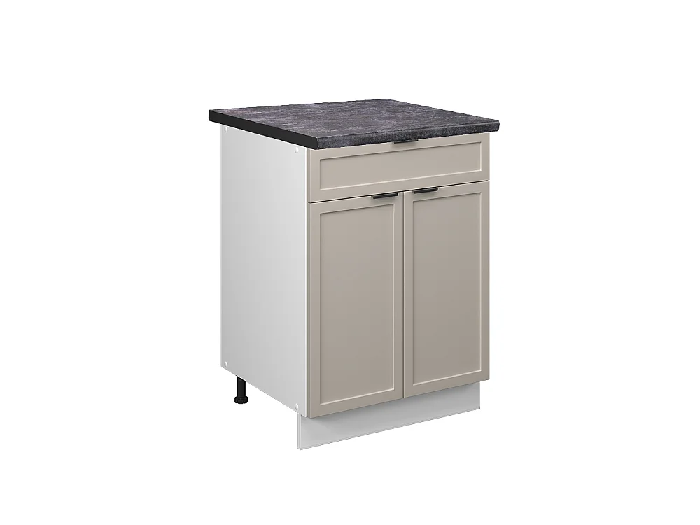 Meuble cuisine grisbeige 60x60x82 fame-line