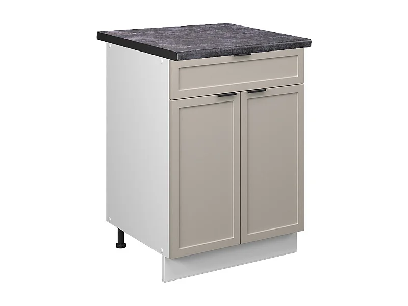 Meuble cuisine grisbeige 60x60x82 fame-line