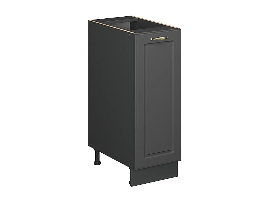 Meuble de cuisine anthrazit-gold landhaus 30x51.6x82 fame-line