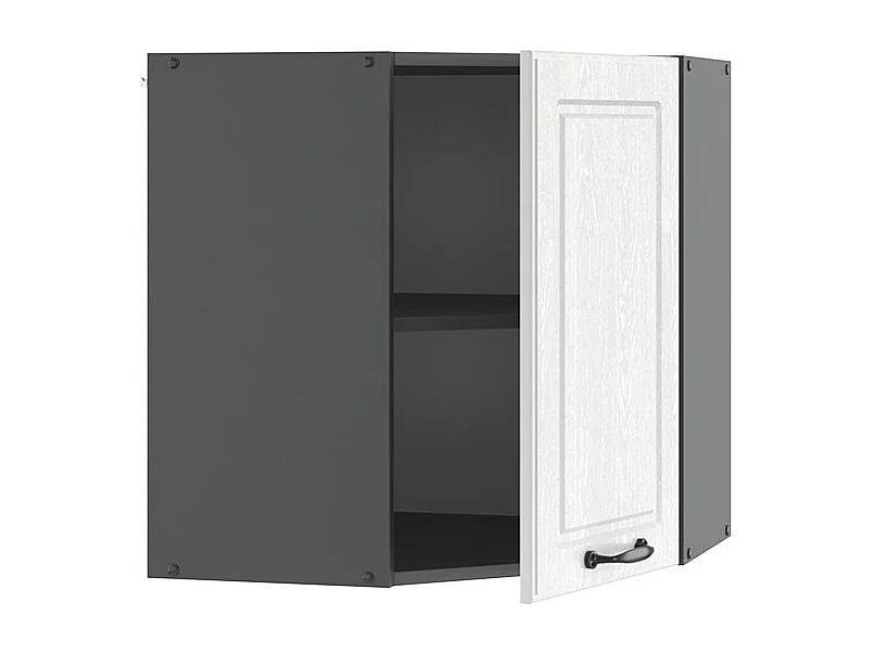 Armario colgante de esquina blanco casa de campo 57x34.1x60 r-line