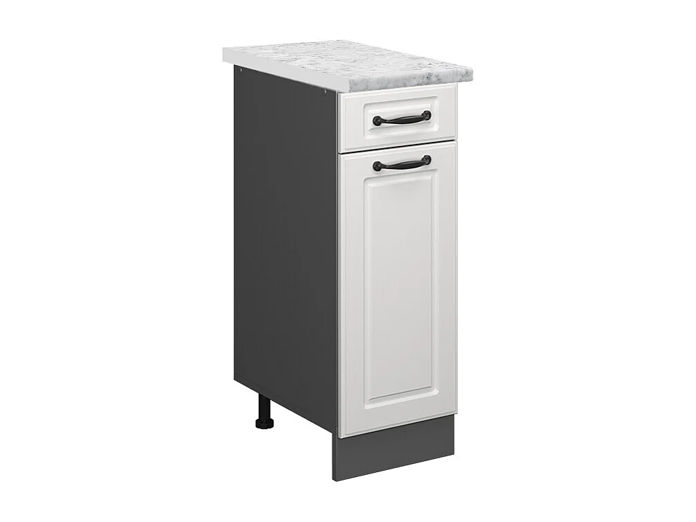 Meuble cuisine blanc campagne 30x60x81.6 r-line