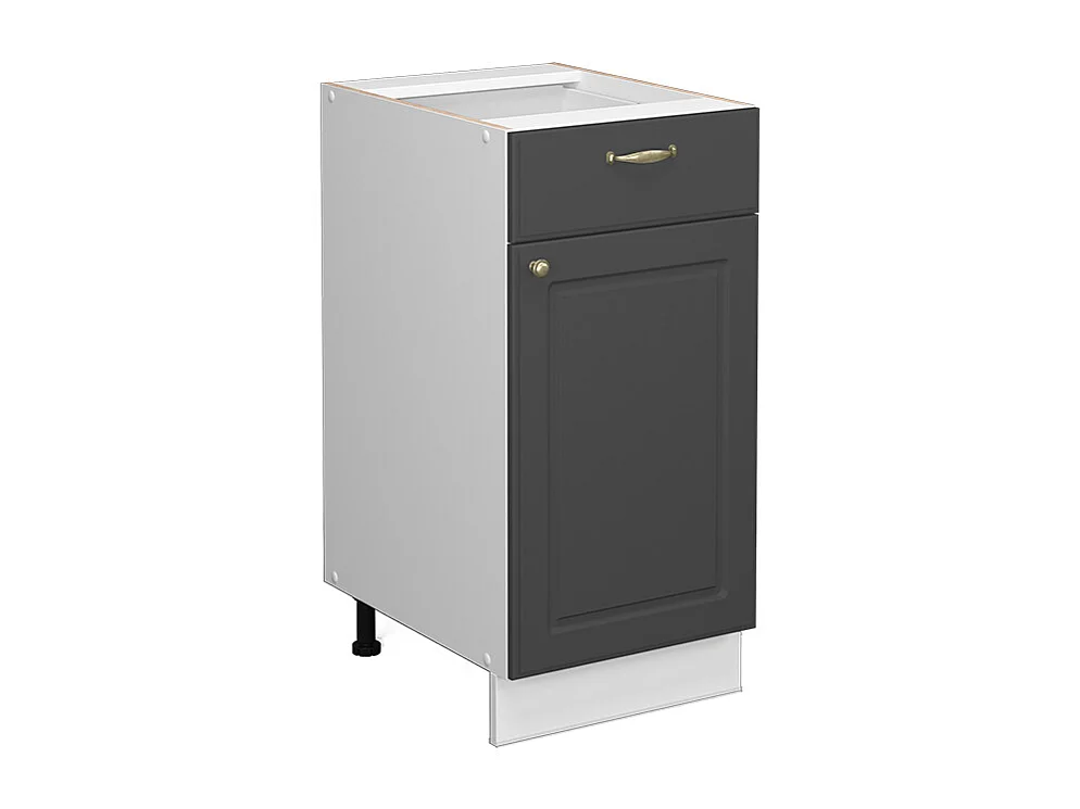 Meuble cuisine anthracite-or 40x51.6x82 fame-line