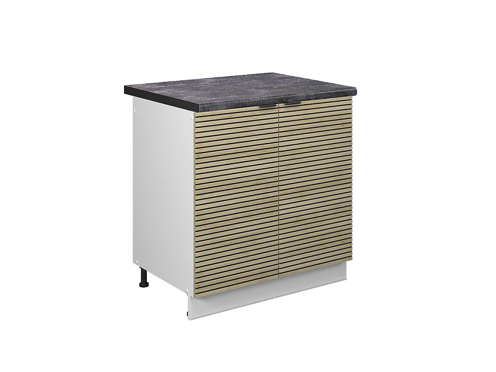 Diskbänksskåp ekpanel 80x60x82 fame-line