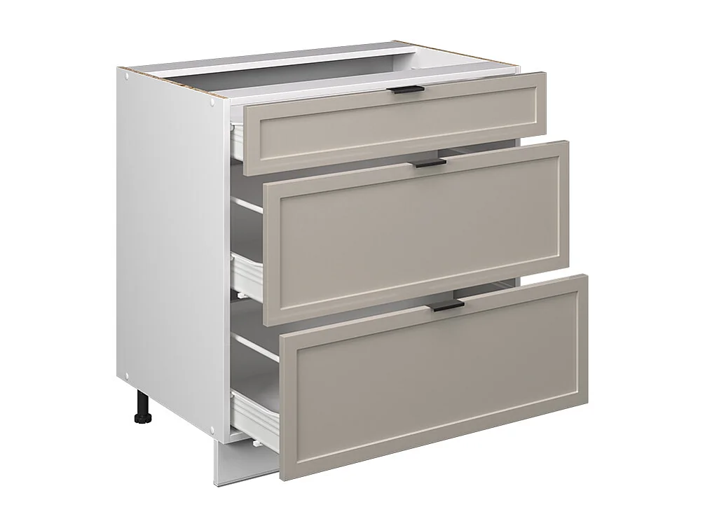 Meuble cuisine grisbeige 80x60x82 fame-line