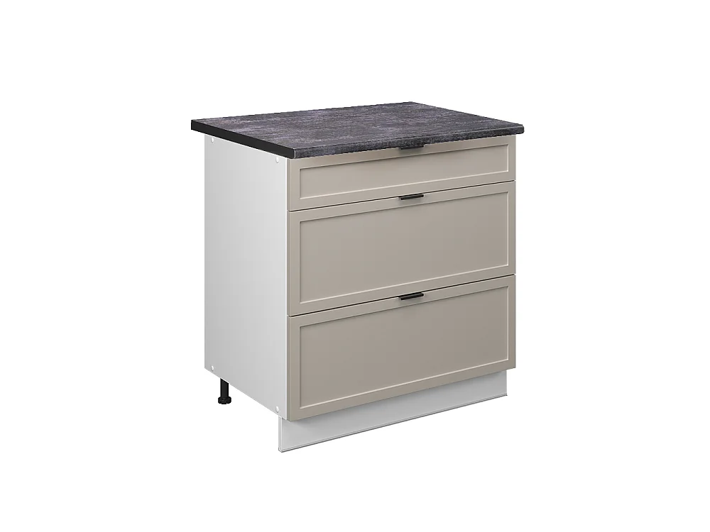 Küchenunterschrank graubeige 80x60x82 fame-line