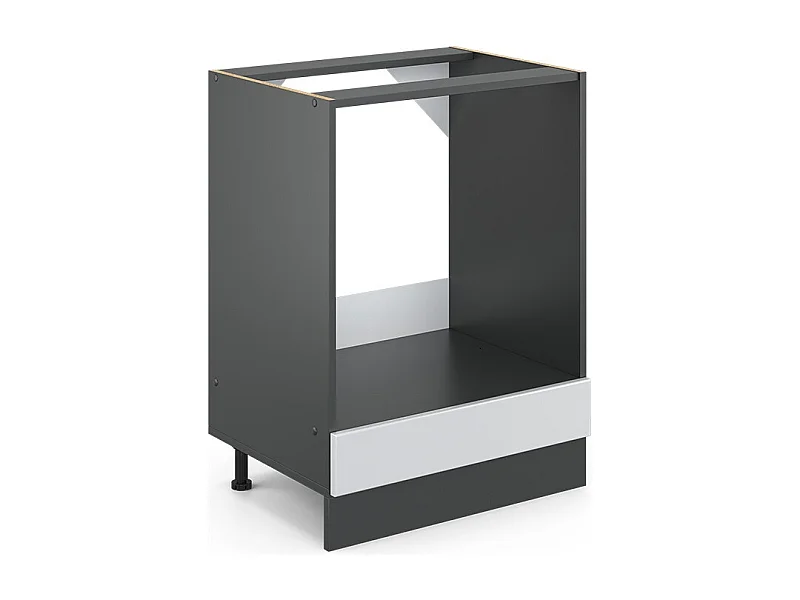 Armario para horno empotrado blanco casa de campo 60x60x81.6 r-line