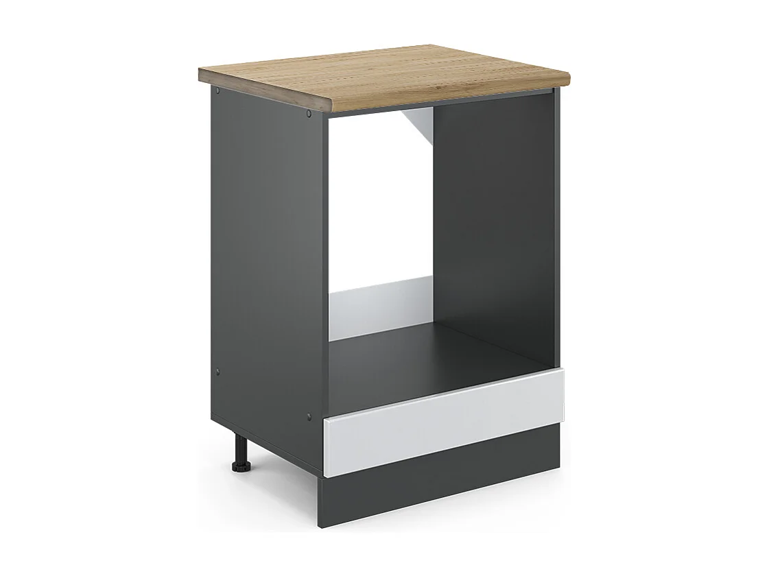 Meuble pour four blanc campagne 60x60x81.6 r-line