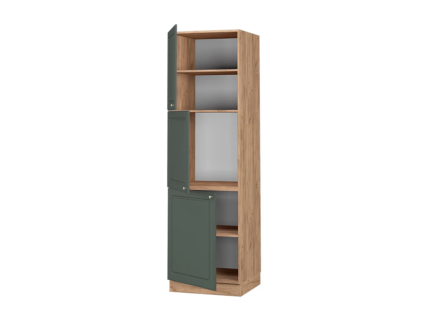 Meuble pour four vert or campagne 60x58x206.8 fame-line
