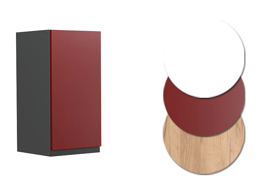 Armario colgante rojo 30x31x60 r-line