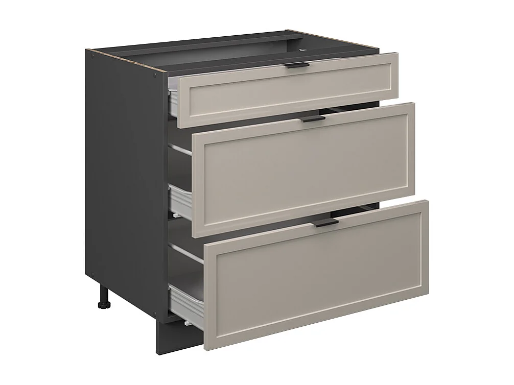 Küchenunterschrank graubeige 80x60x82 fame-line