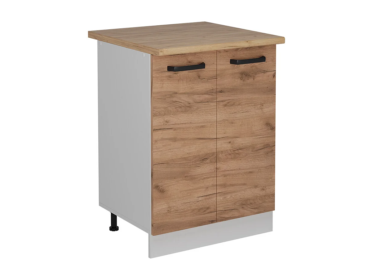 Mobiletto base cucina quercia dorata 60x60x81.6 r-line