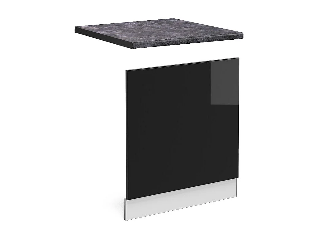 Panel frontal negro brillo intenso 60x1.6x57.2 r-line