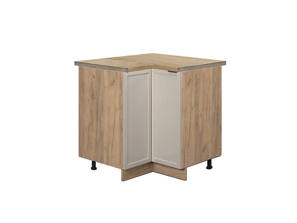 Eckunterschrank graubeige 80.5x60x82 fame-line