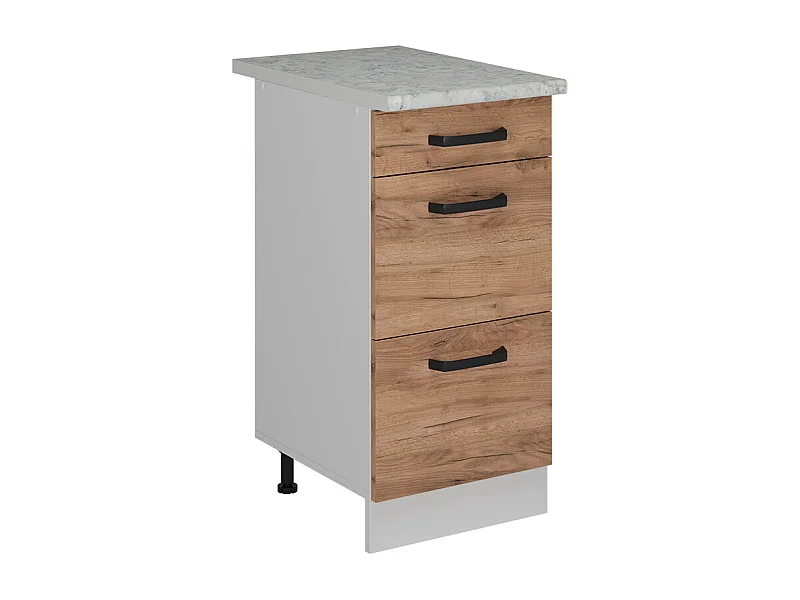 Mueble bajo de cocina roble dorado 40x60x81.6 r-line