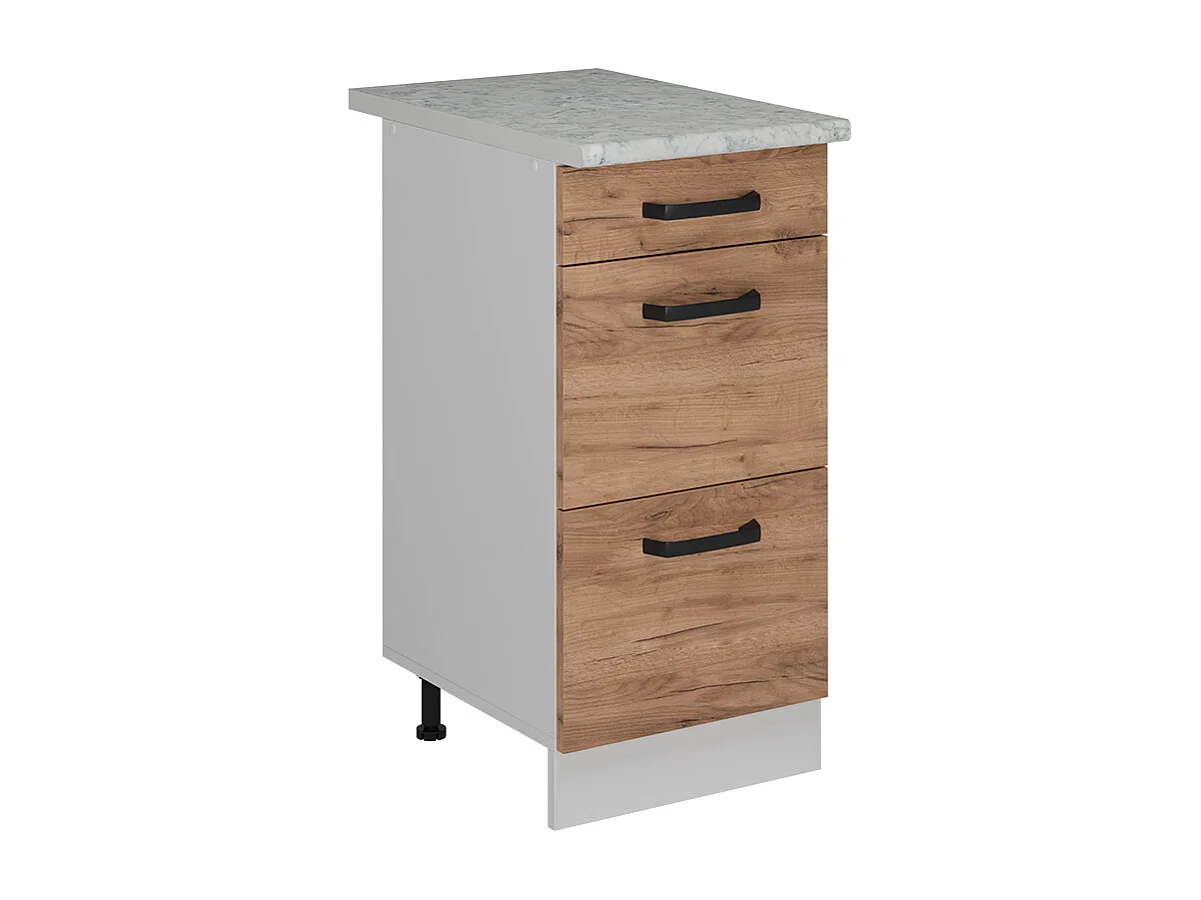 Meuble cuisine chêne de force doré 40x60x81.6 r-line