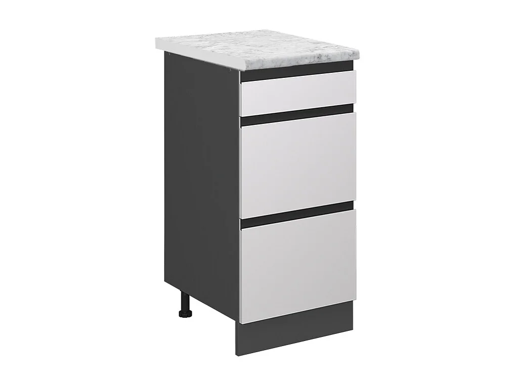 Meuble cuisine blanc 40x60x81.6 r-line