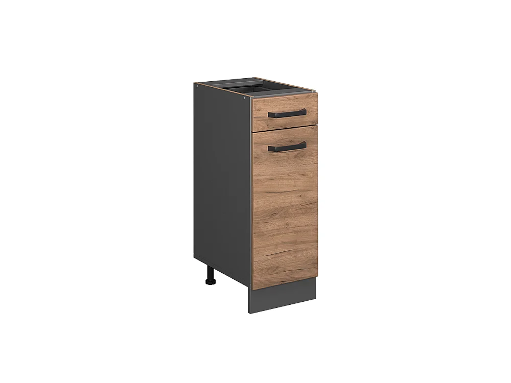 Mueble bajo de cocina roble dorado 30x46x81.6 r-line