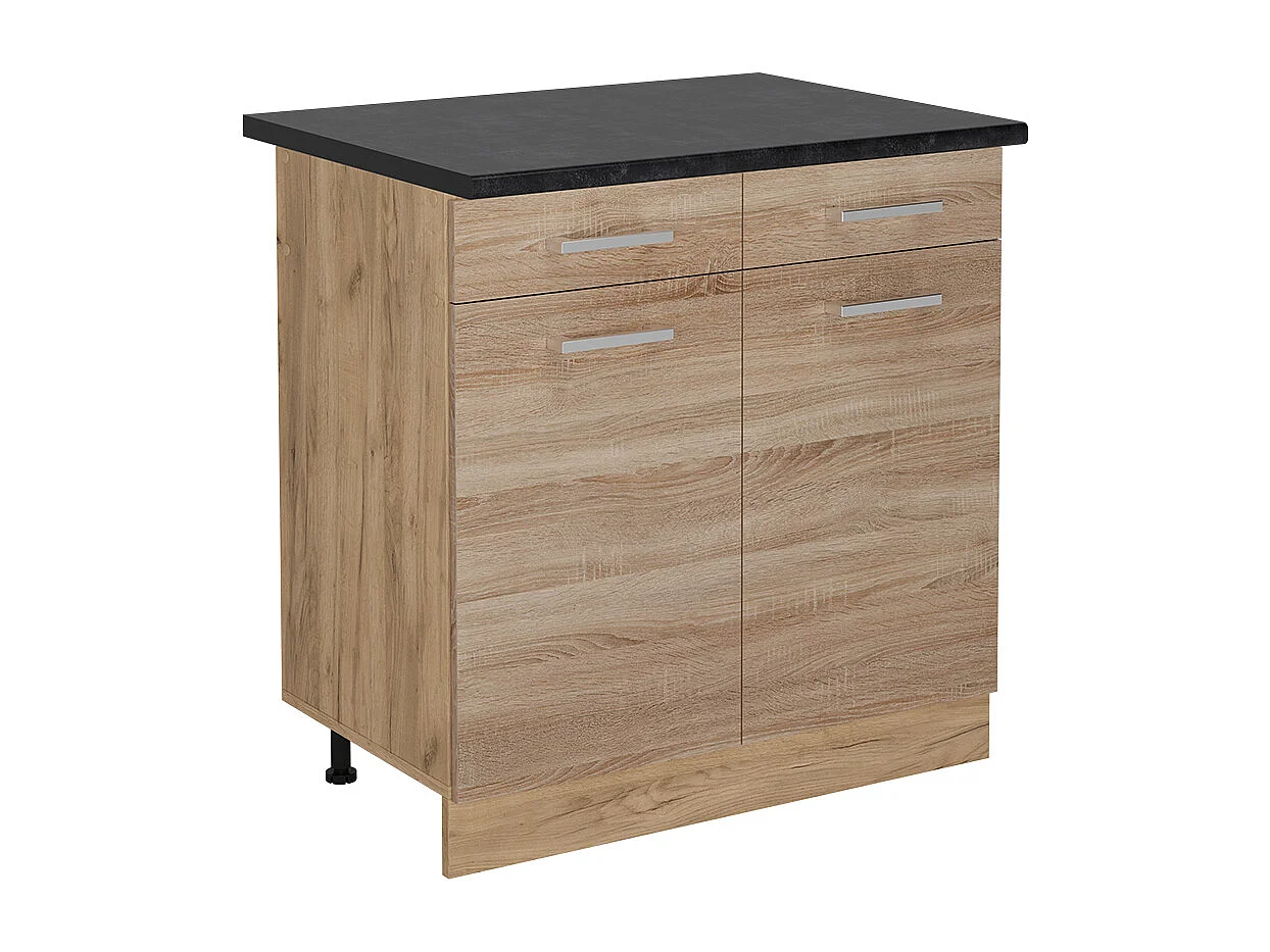 Meuble cuisine sonoma 80x60x81.6 r-line